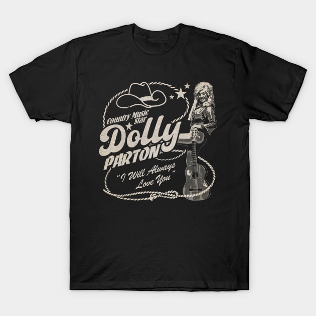 Dolly Country Queen T-Shirt by PAPER TYPE